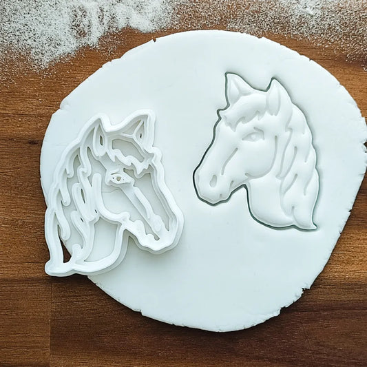 Molde Cortador Galletas Caballo