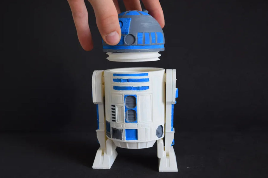 Alcancía Diseño R2-D2 3